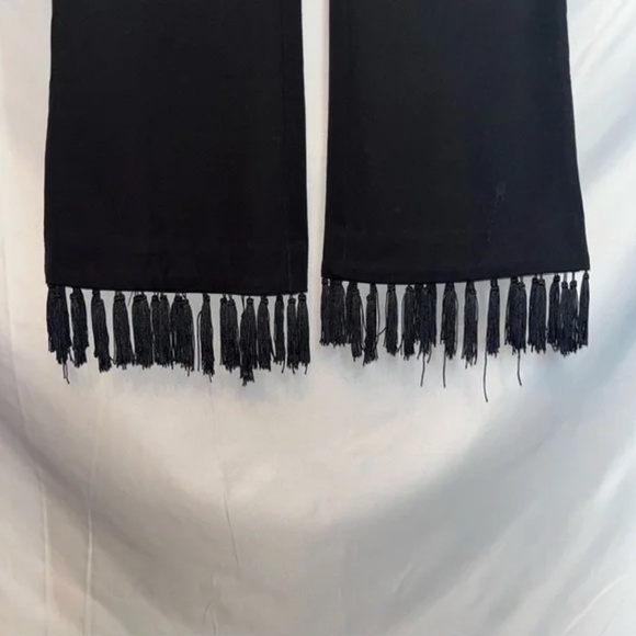 Anthropologie Essential Crop Flare Pants - Black - Size 10 - Picture 7 of 10